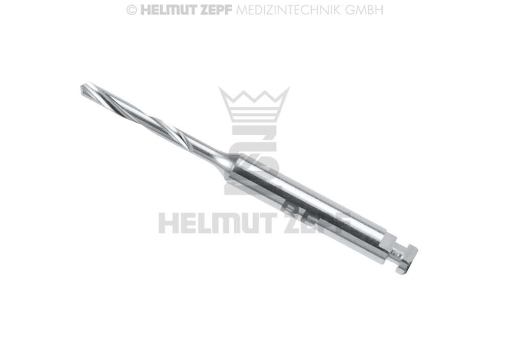 CMF system drill bit 1.1mm dental bur, 9mm drilling depth, RA shank by Helmut Zepf No. 08.523.11