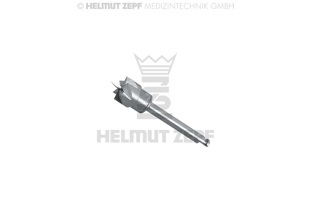 Helmut Zepf trephine plain milling cutter dental bur 6mm with Dental Lock, Ø 6.0 mm, No. 08.910.22