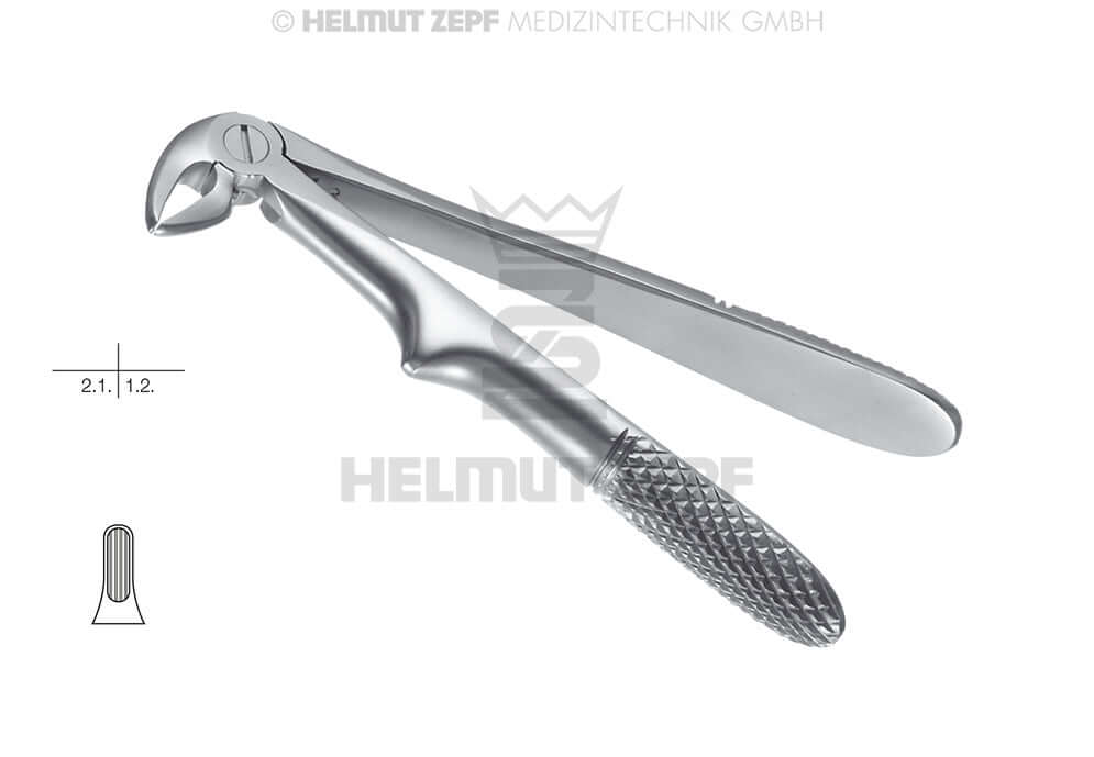 Pediatric extraction forceps for children, English Pattern, No.33, without Spring – Helmut Zepf dental instrument