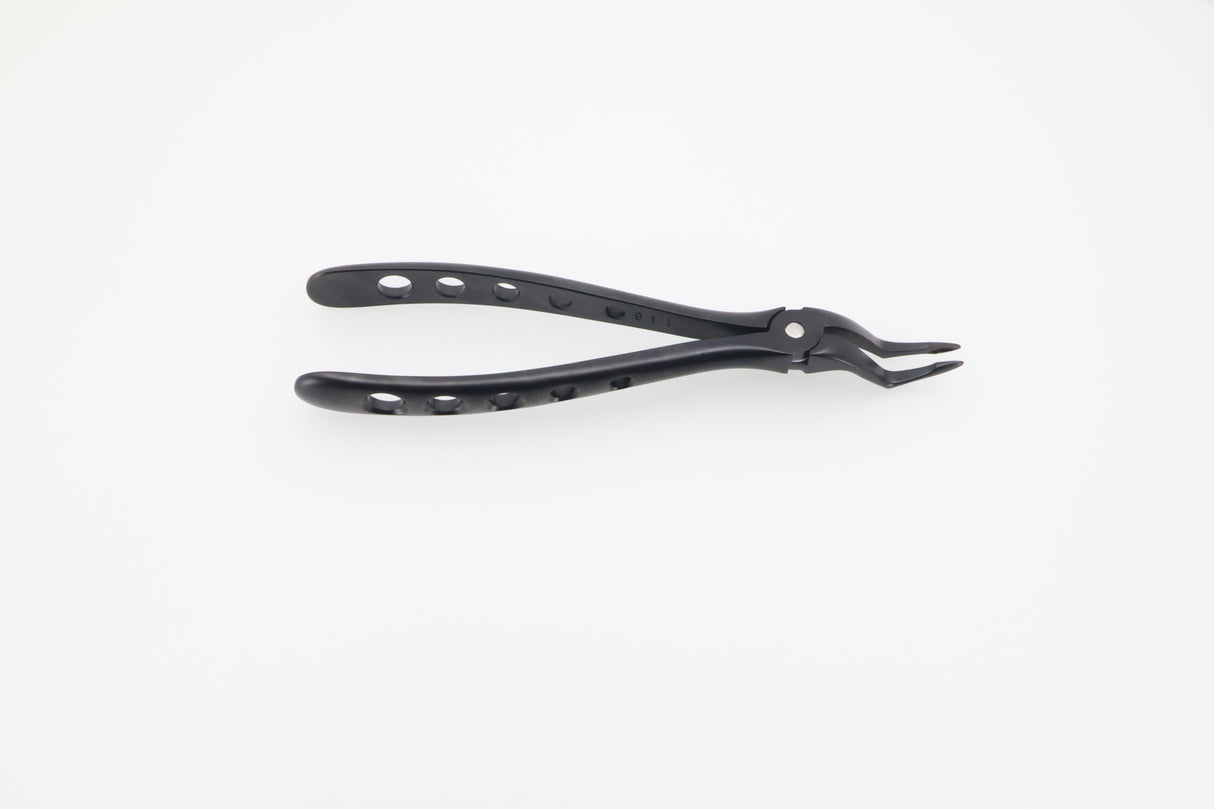 Helmut Zepf #51-Sb upper root extraction forceps serrated edges Xcision-Line Onyx Coating dental instrument