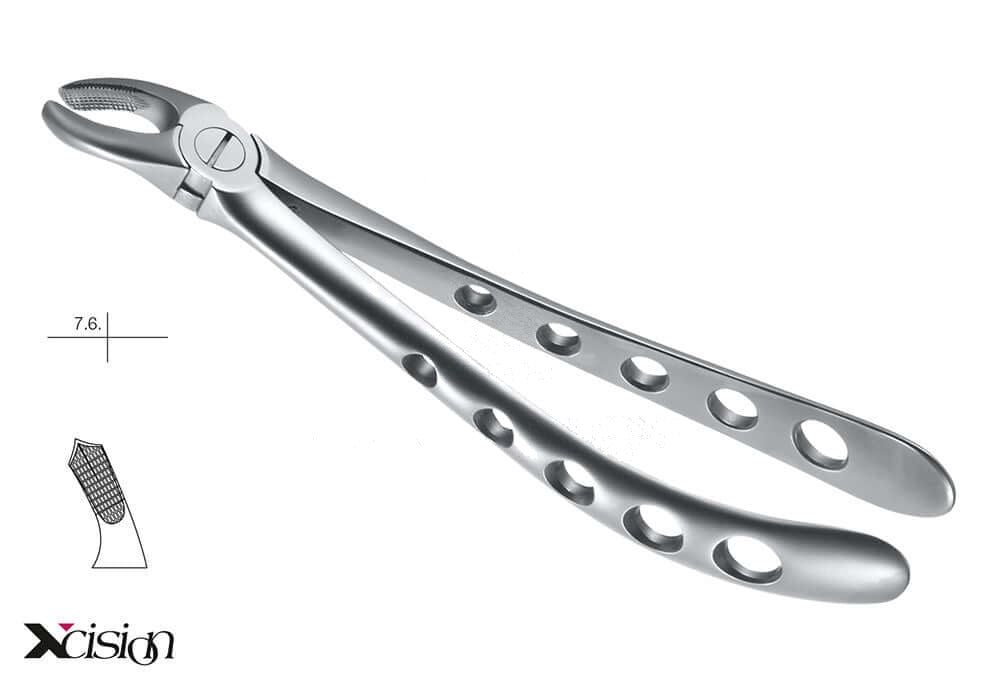 English pattern extraction forceps upper right molars #17 Xcision-Line by Helmut Zepf No. 12.017.00Z