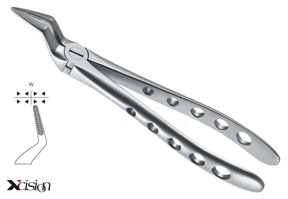 Helmut Zepf #51A Xcision upper jaw root extraction forceps English pattern stainless steel dental instrument