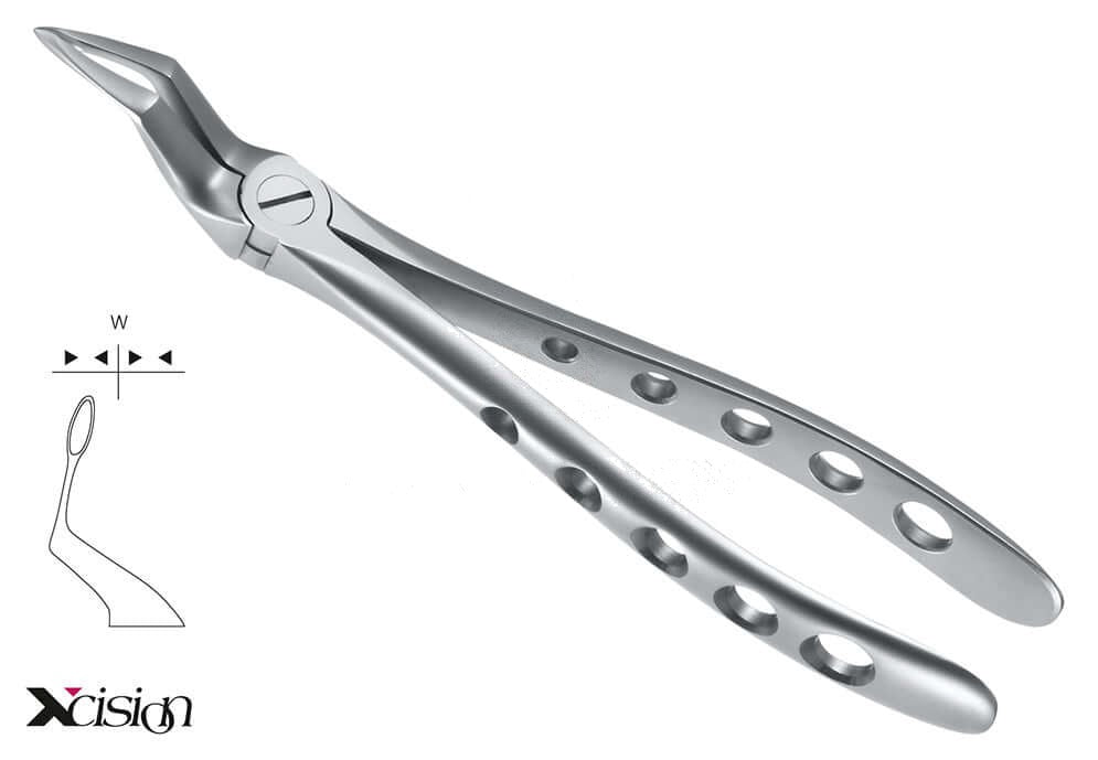 Root Tip Forceps #51Sb Upper Jaw Extraction Forceps Xcision-Line Rescue-Line by Helmut Zepf 12.051.15Z
