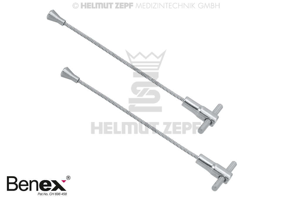 Benex Extraction System Pullrope Only 48mm by Helmut Zepf, 2-piece packing unit for atraumatic tooth extraction