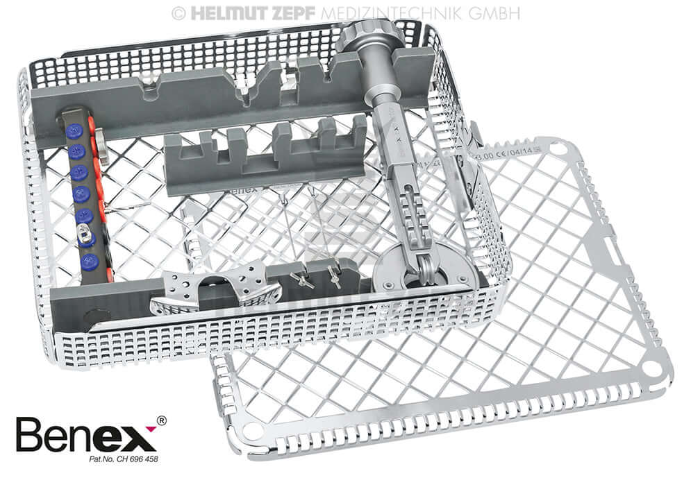 Benex II Economy Set dental instrument by Dr. Syfrig in ZEPFcare washbasket – Helmut Zepf No. 12.304.00