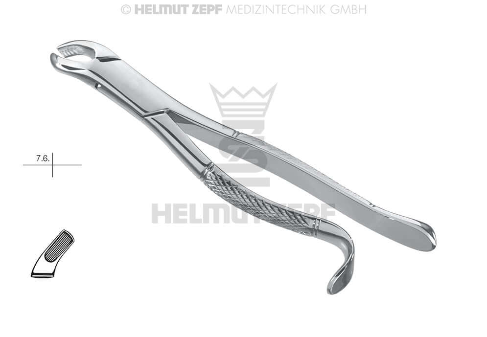 Harris extraction forceps upper molars right side #18-R American Pattern by Helmut Zepf