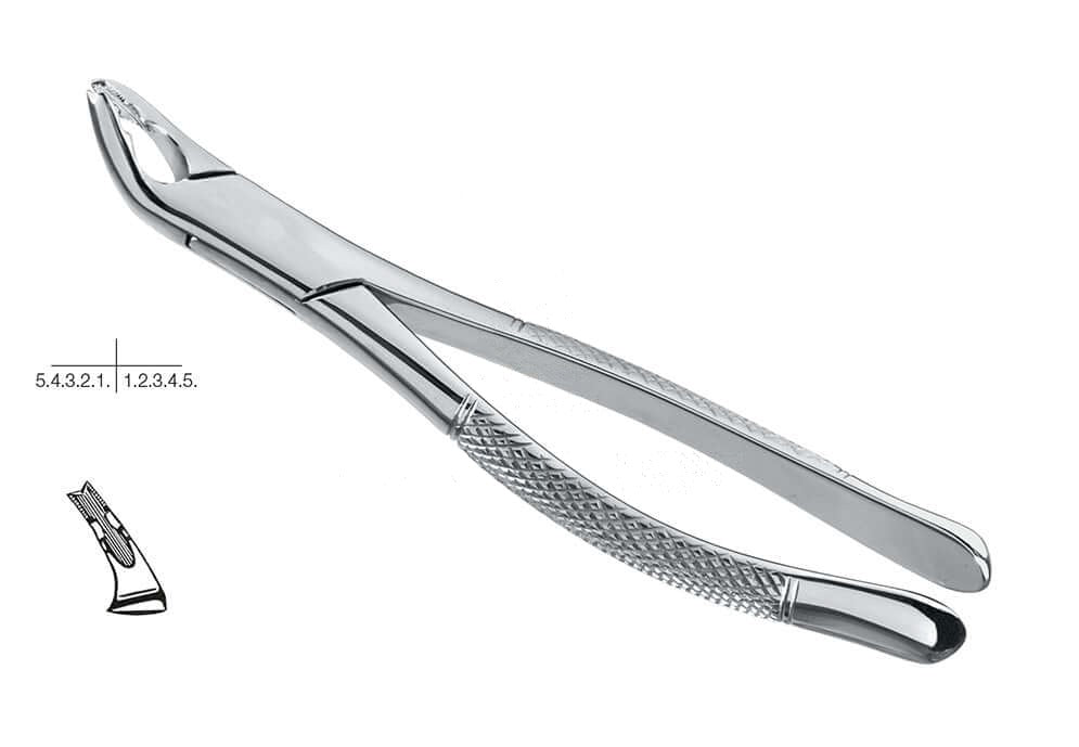 American pattern extraction forceps lower teeth #151-AB Helmut Zepf dental instrument for lower tooth extraction