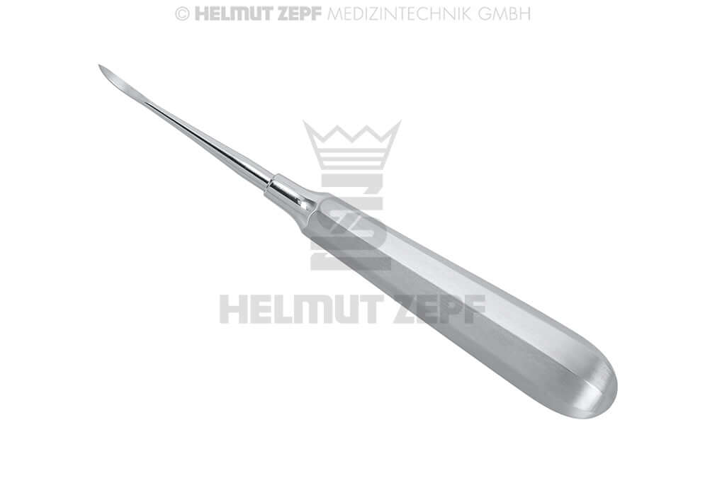 Heidbrink root tip elevator straight mini handle #1, 1.5mm working tip by Helmut Zepf 17.051.01