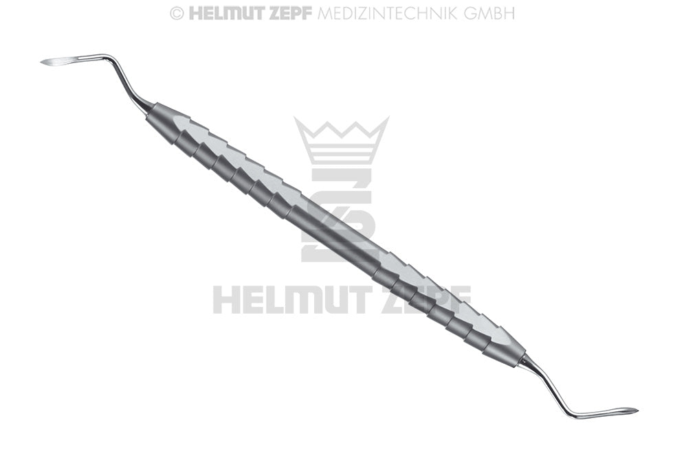 Heidbrink root tip elevator double-ended #2, 2.0mm tip, ZEPF-Line handle by Helmut Zepf