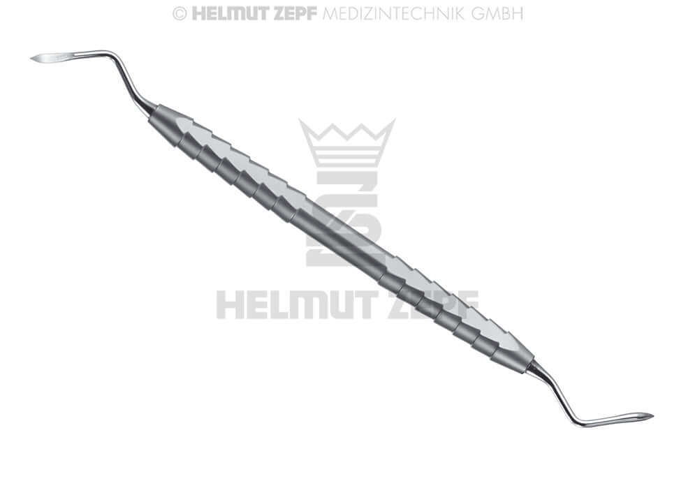 Heidbrink root tip elevator dental instrument #3 double-ended 2.5mm tip ZEPF-Line handle by Helmut Zepf