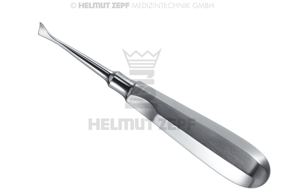 Root Tip Elevator Cryer #39 by Helmut Zepf, standard handle with thumb rest for safe dental root fragment removal