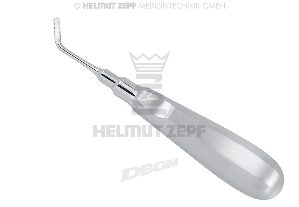Root Tip Elevator Beck 3 5mm Curved #5 Standard Handle Thumb Rest by Helmut Zepf 17.201.01