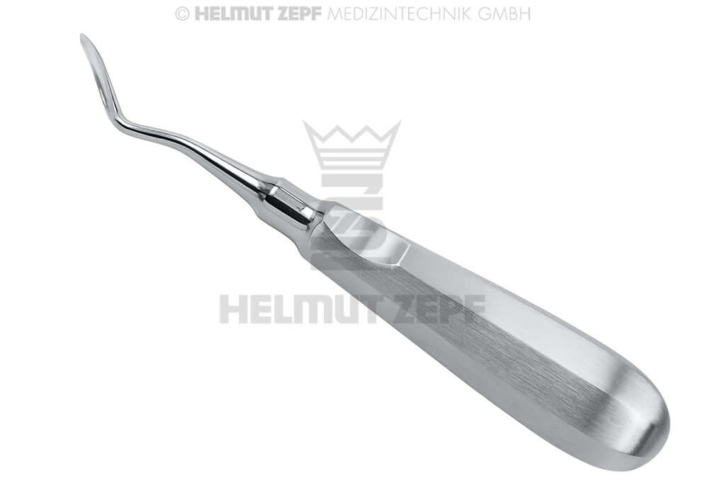 Root Tip Elevator #302 by Helmut Zepf – Apical Elevator for Root Fragment Retrieval, Standard Handle with Thumb Rest