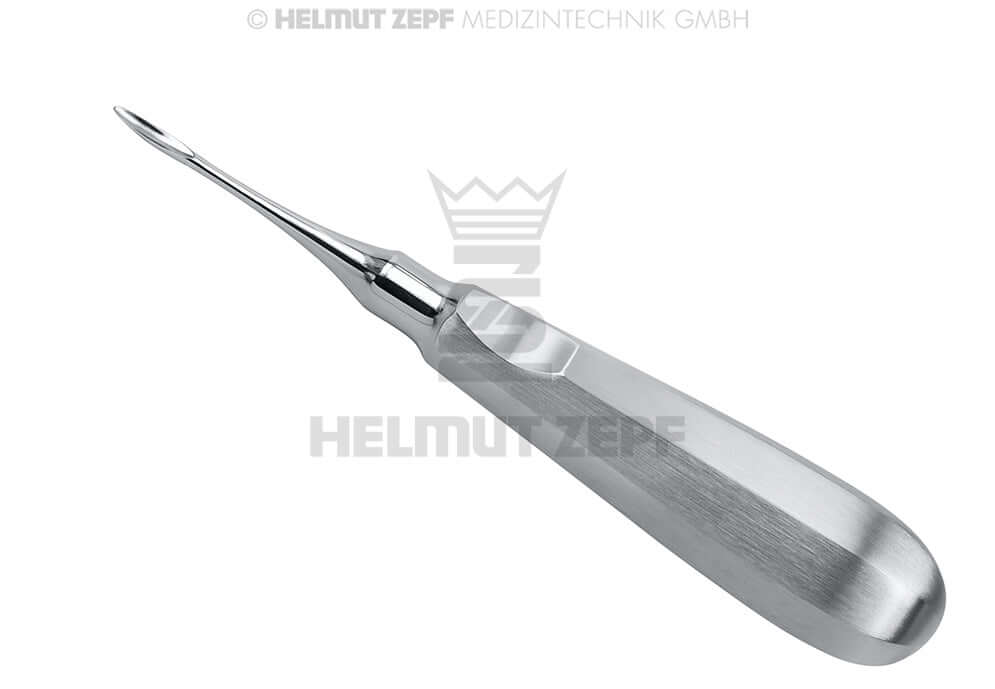 Helmut Zepf Root Tip Elevator Apical #304 Standard Handle with Thumb Rest for precise root fragment removal