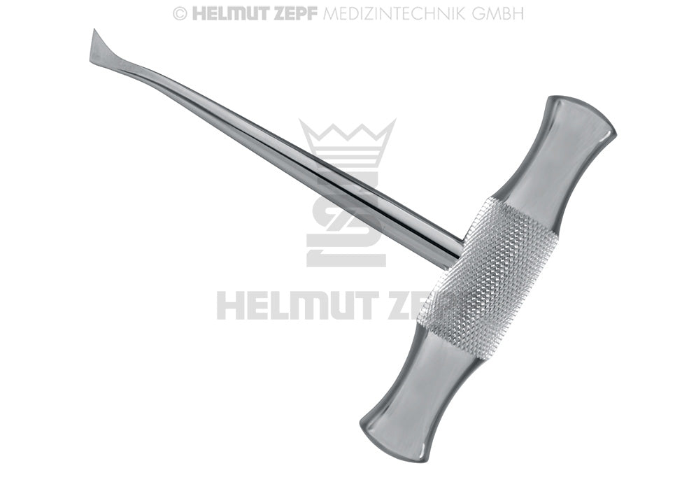 Winter root elevator left dental instrument #11-L by Helmut Zepf, No. 17.336.15, stainless steel