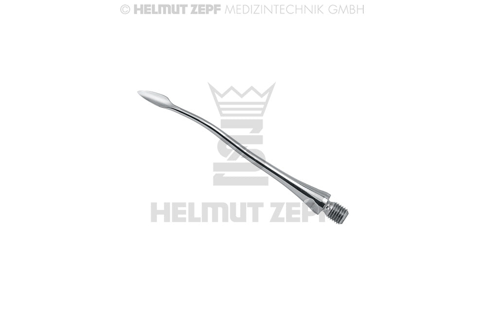 Helmut Zepf approximal desmotome mesial bended #5, 3mm, single-ended dental instrument No. 17.418.02