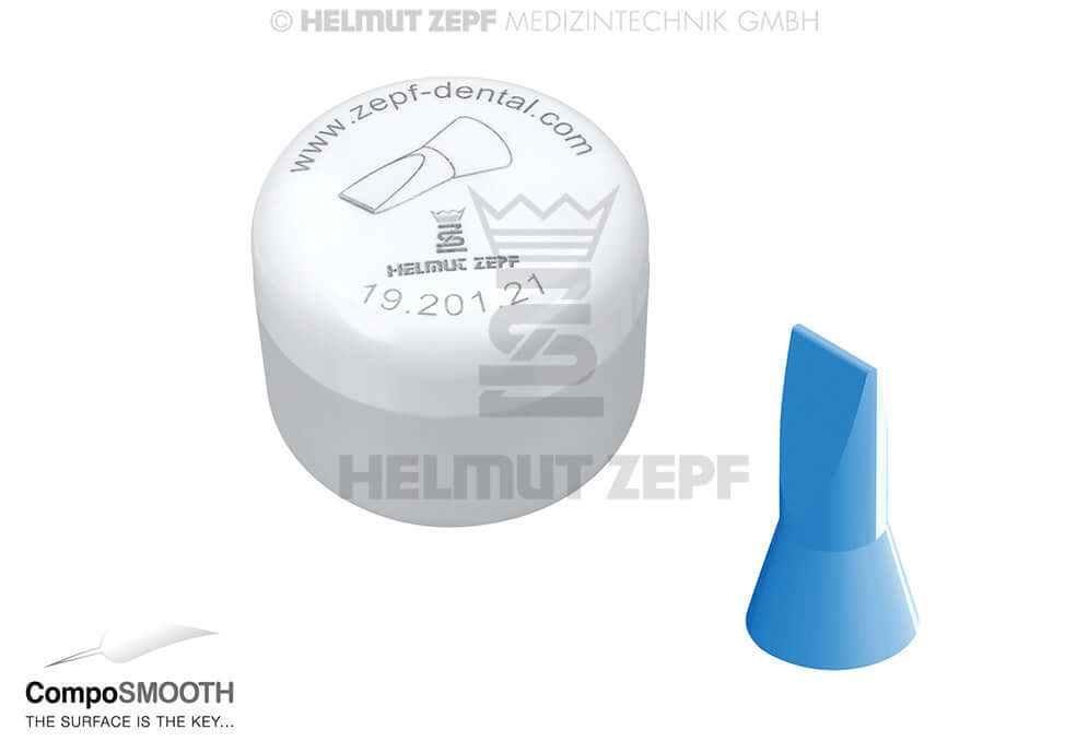 CompoSmooth Composite Instrument soft application inserts for layering technique, 12 pieces, Helmut Zepf 19.201.21
