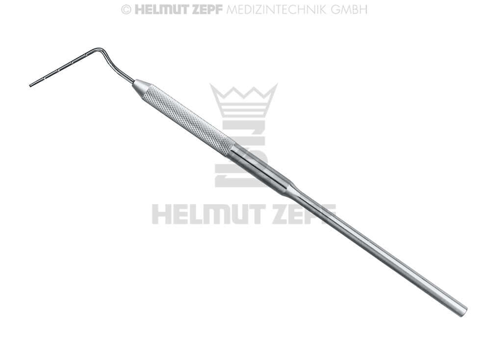 Helmut Zepf root canal plugger 0.6mm endodontic instrument No. 19.512.06 with 5/10/15/20mm graduation markings