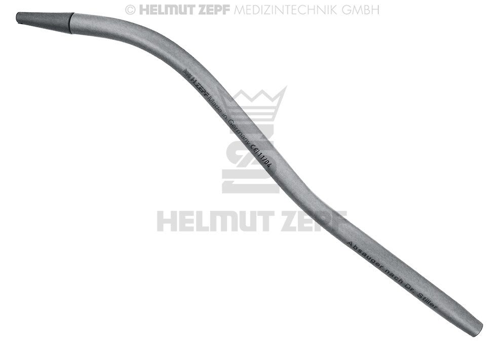 Helmut Zepf tonsil suction tube surgical aspirator Sinusline titanium tip 3.0mm No.19.651.30