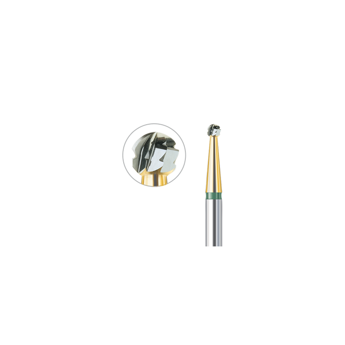 Busch 1SX 023 RA ROUND SX-CUT CARBIDE - (Pack of 6) Bur Made in Germany
