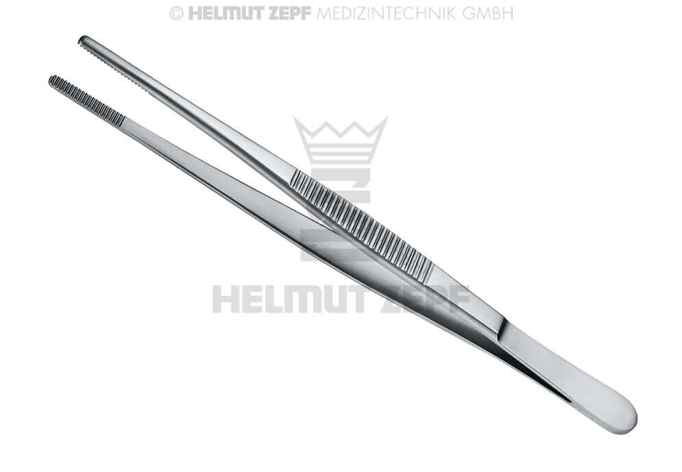 Helmut Zepf Standard dressing forceps 4-3/4 inch No. 22.200.12 stainless steel dissecting forceps