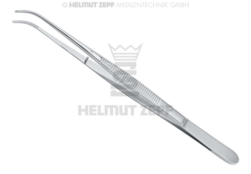 Semken-Taylor curved dressing forceps 5 inch by Helmut Zepf No. 22.279.15 surgical dissecting tool