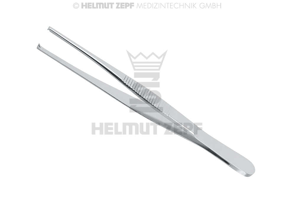 Helmut Zepf tissue forceps 1x2 teeth 5 inch stainless steel dental instrument No. 22.400.13