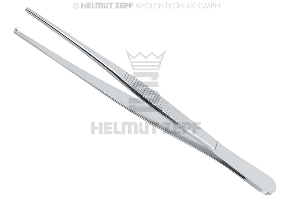 Helmut Zepf tissue forceps 1x2 teeth 5.5 inch stainless steel dental surgical instrument No. 22.400.14
