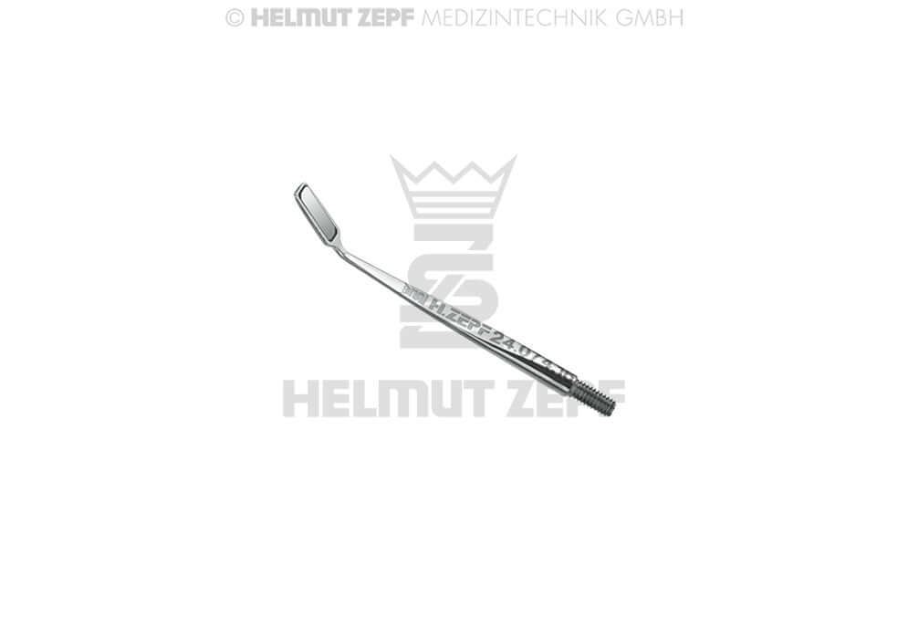 Dental Micro Mirror 7x2mm Rhodium Front Surface Coating by Helmut Zepf No. 24.074.16 for Precision Intraoral Visibility