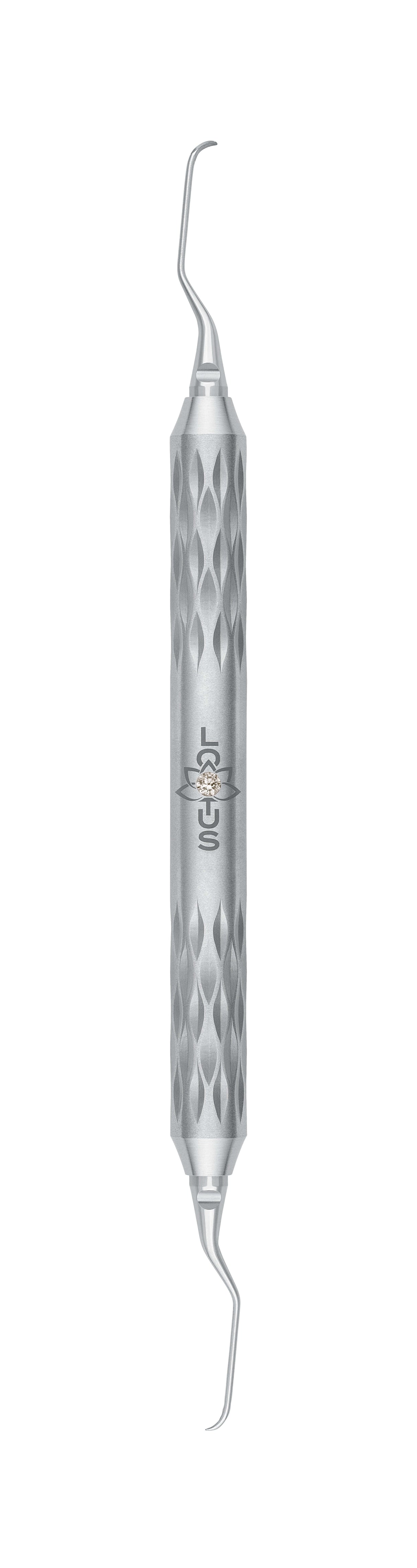 LOTUS Gracey Curette 1/2 M5 Deep Scaling Periodontal Instrument by Helmut Zepf for Anterior Teeth