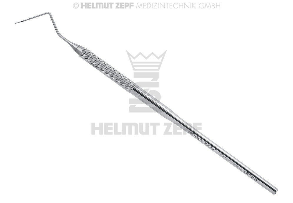Periodontal Probe CP 11.5 WHO Single Ended Round Handle Helmut Zepf 24.453.03 Graduation 3.5-5.5-8.5-11.5mm