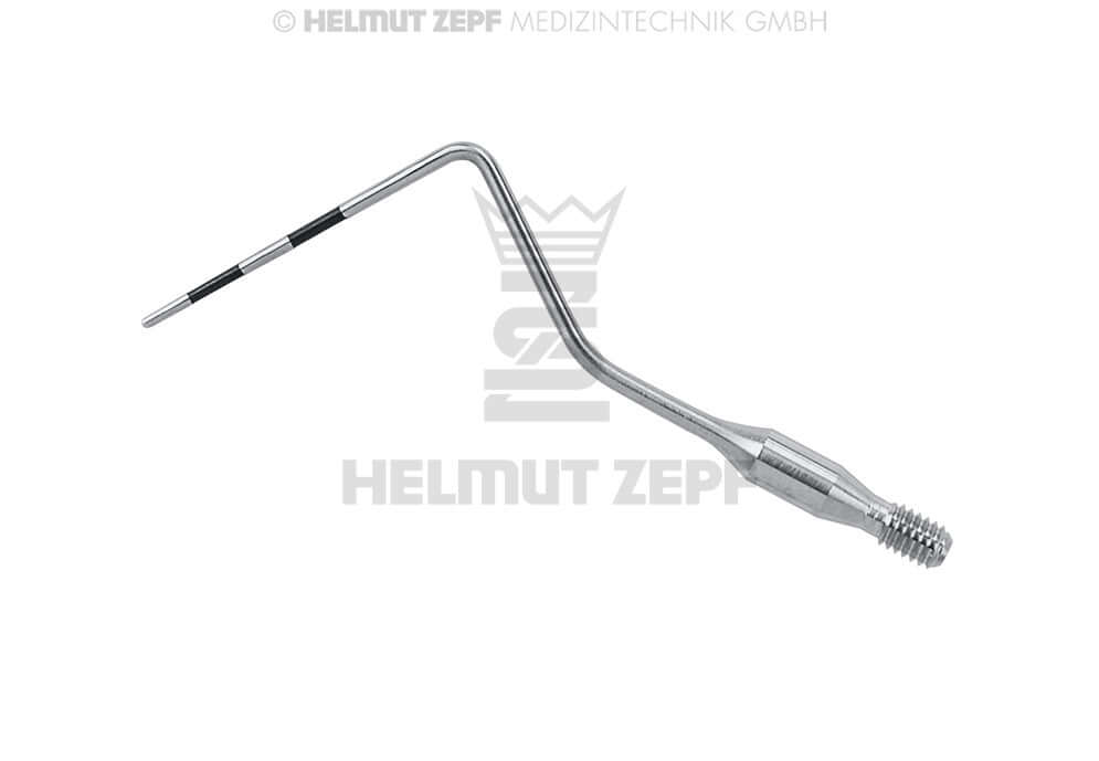 Helmut Zepf Periodontal Probe Insert CPG12, 3-6-9-12mm graduation, M2.5 thread, No. 24.454.01 for precise pocket depth assessment