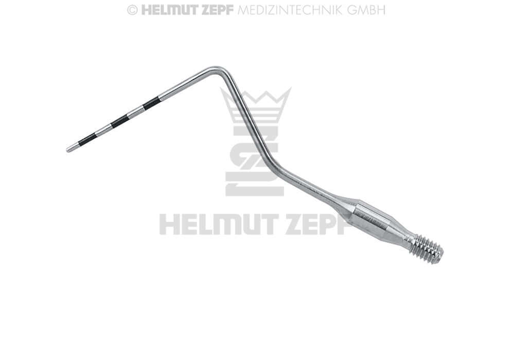 Periodontal Probe Insert #CPNG 22 M 2.5 by Helmut Zepf, 2-4-6-8-10-12mm scale for precise periodontal assessment