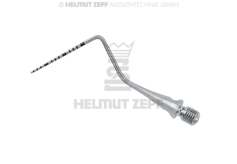 Periodontal Probe Inserts CNC North Carolina M4x0.5mm 1-15mm Steps Helmut Zepf 24.455.06 Interchangeable