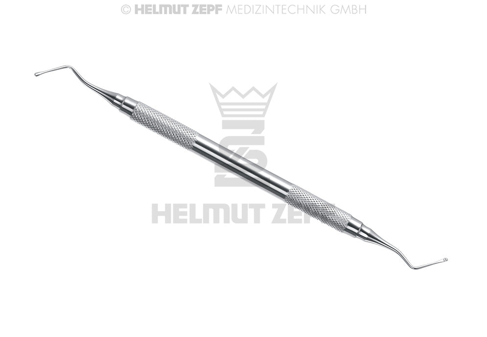 Helmut Zepf Hirschfeld #3/7 periodontal file for buccal and lingual scaling, double-ended stainless steel instrument