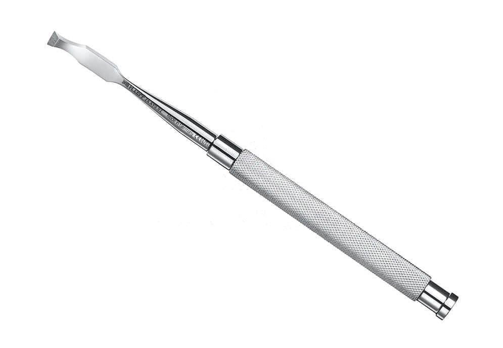 Helmut Zepf periodontal chisel Ochsenbein #2, 4mm blade, No. 24.490.02, stainless steel instrument for osseous contouring