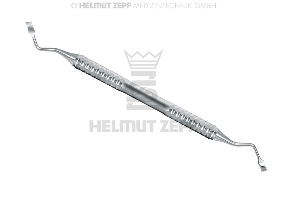 Helmut Zepf Ochsenbein #4 periodontal chisel No. 24.491.02 with 4mm working tips for precise periodontal surgery