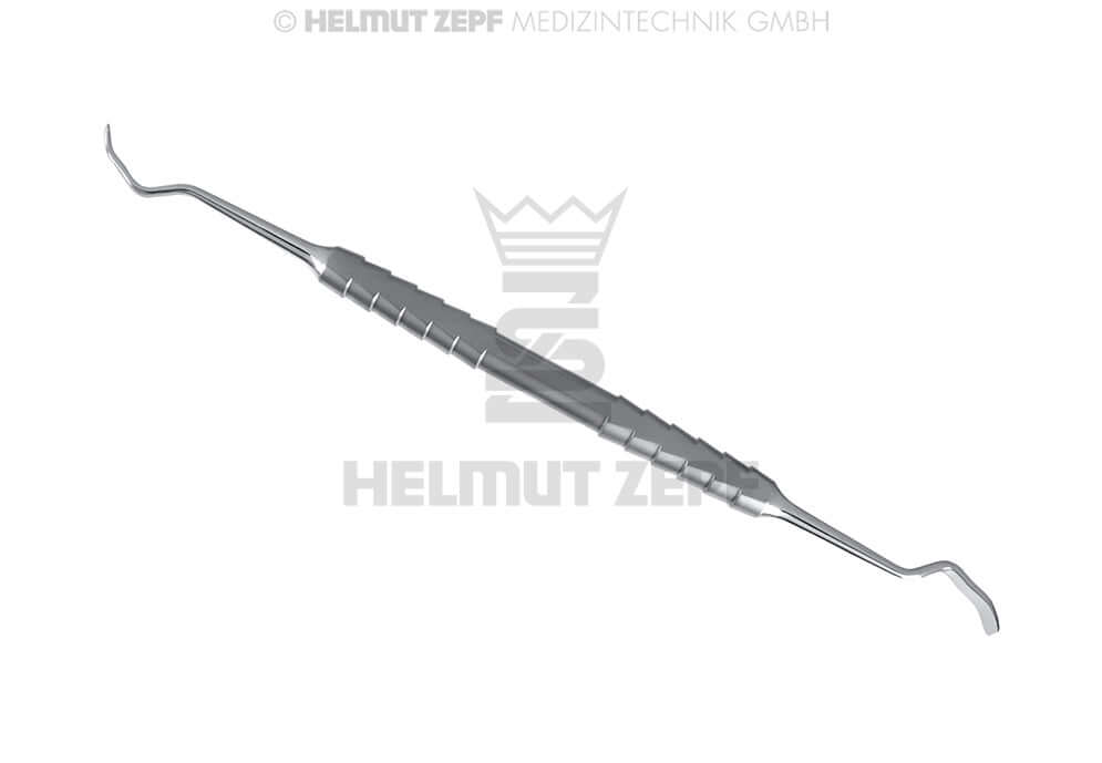 Helmut Zepf back action chisel Buser 3mm 5mm curette bone scraper oral surgery instrument No. 24.495.03