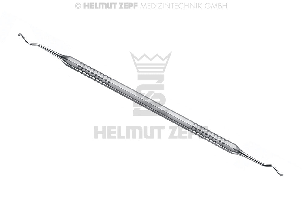 Dental Excavator #125/126 Double-Ended Stainless Steel Handle Ø 2.5mm by Helmut Zepf