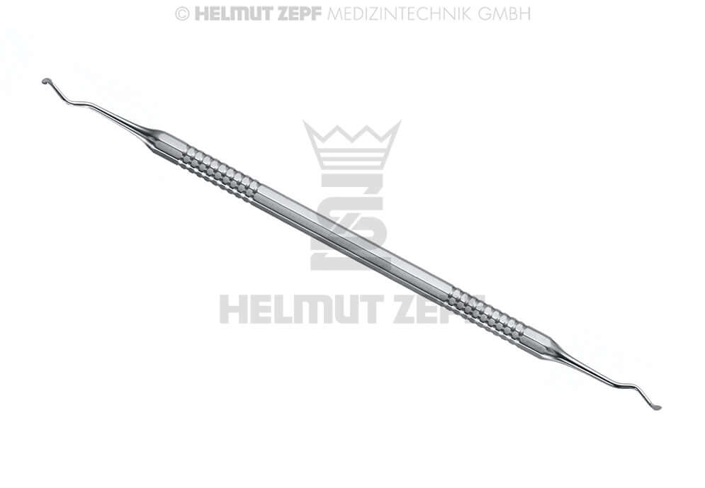 Dental Excavator #125/126 Double-Ended Stainless Steel Handle Ø 2.5mm by Helmut Zepf