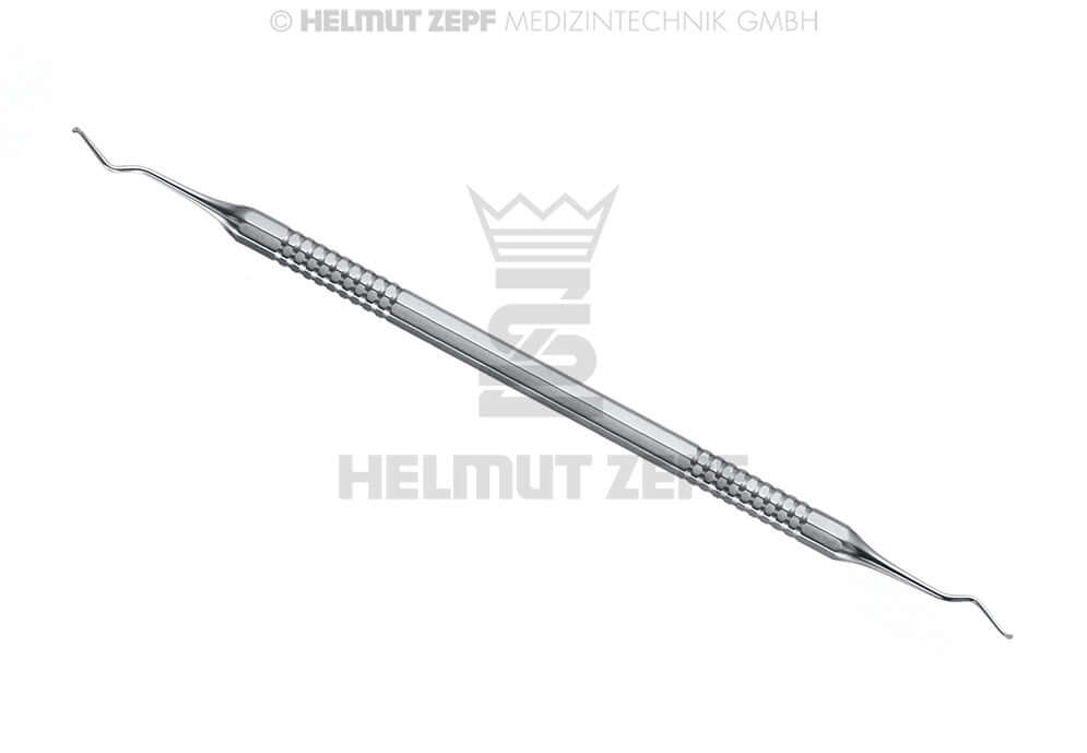 Helmut Zepf double-ended dental excavator stainless steel #131/132 Ø 1.0 mm, No. 24.708.31