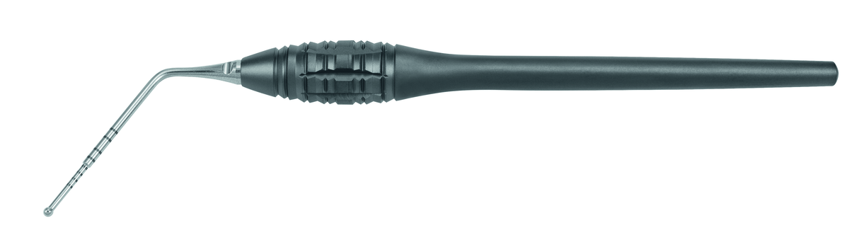 Ball Probe with Depth Guage, Single-Ended Periodontal Instrument, TOUCHGRIP Design by Helmut Zepf No. 24.744.08HZU