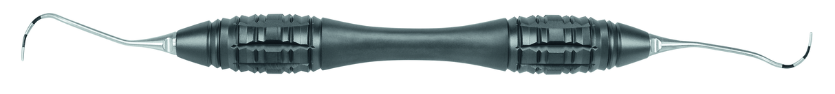 Furcation Curette Nabers Curved Double Ended TOUCHGRIP Design by Hürzeler & Zuhr, 3-6-9-12mm Graduation, Helmut Zepf