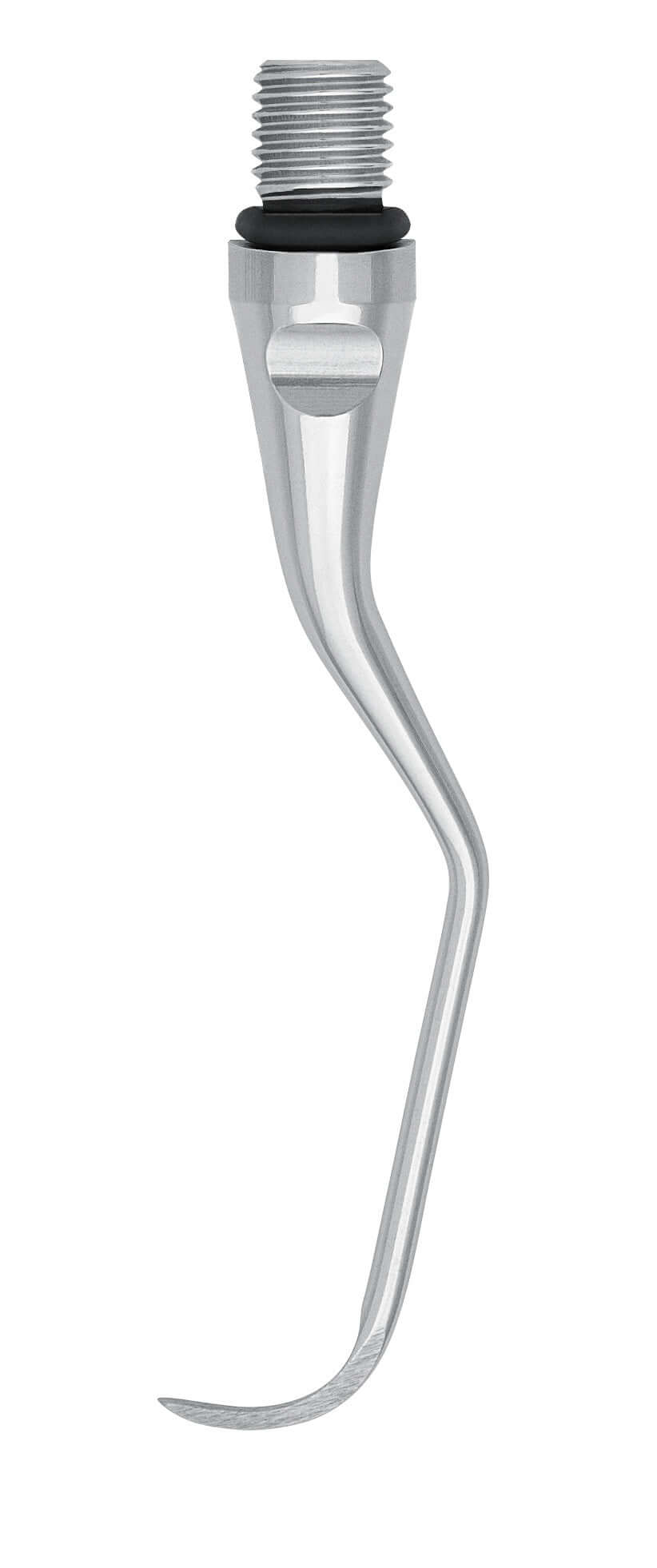 Langer Universal Curette Insert 6L M5 with ZEPF NANOPAL Coating, dental scaling tool with curved tip