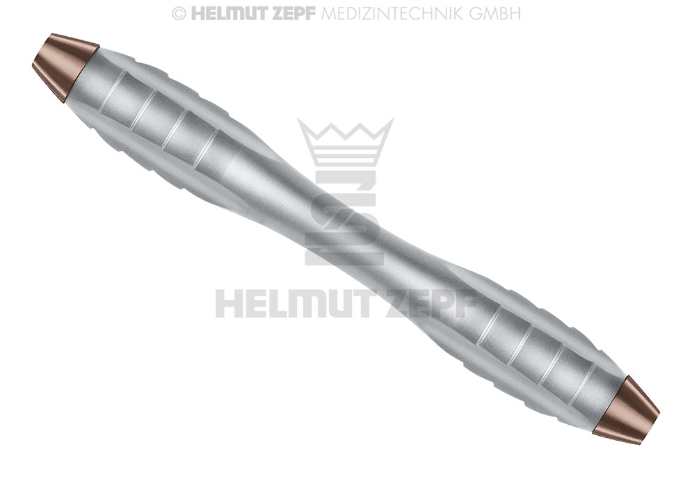 Helmut Zepf Z-shape relax double ended handle Brown M4x0.5mm 100mm for Interchangeable Curettes & Scalers