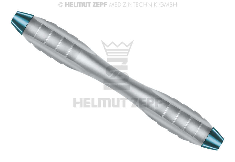 Z-SHAPE Relax ergonomic dental handle interchangeable curettes scalers, double ended, turquoise tips, Helmut Zepf