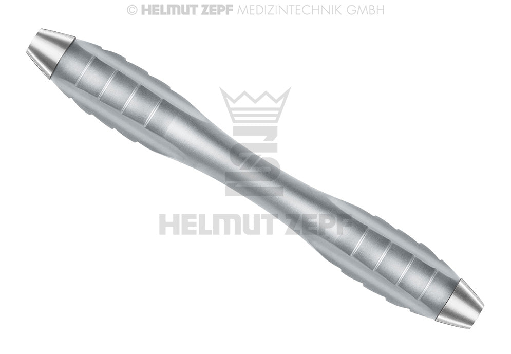 Helmut Zepf Z-Shape ergonomic dental handle interchangeable curettes scalers, titanium double-ended M4x0.5mm, 100mm
