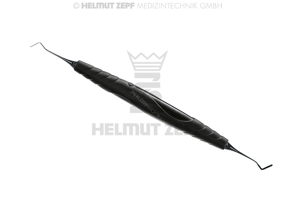 Dental Micro Composite Instrument Spatula 1.1mm bIONIK Handle NANOPAL Coating Helmut Zepf 26.120.13TI