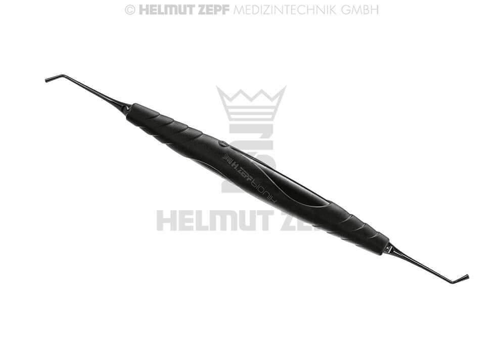 Dental Composite Filling Instrument #1 Plugger 1.5mm Burnisher 1.9mm bIONIK Handle NANOPAL Coating Helmut Zepf 26.120.25TI