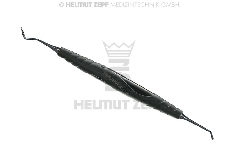 Dental Composite Filling Instrument Fissure Former Ø1.9mm Plugger Ø1.5mm NANOPAL Coating Helmut Zepf 26.120.34TI